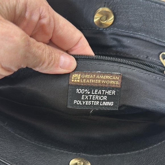 Great American Leather Works Crossbody/Satchel/Shoulder Bag - Picture 4 of 8
